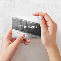 Поздравительная открытка In Flames - grey gradient по-горизонтали - фото 2
