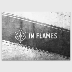 Поздравительная открытка In Flames - grey gradient по-горизонтали