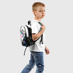 Детский рюкзак 3D Неоновые брызги - жуткие улыбки - фото 2