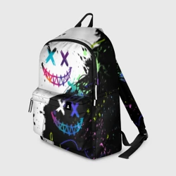 Рюкзак 3D Неоновые брызги - жуткие улыбки