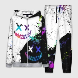 Женский костюм 3D Неоновые брызги - жуткие улыбки