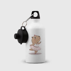 Бутылка спортивная Капибара-балерина - фото 2