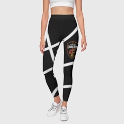 Леггинсы 3D Кливленд Кавальерс текстура мяча - фото 2