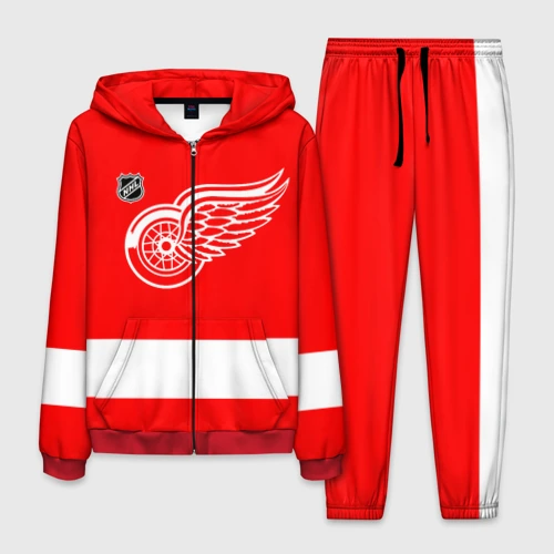Мужской костюм 3D Detroit Red Wings hockey