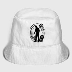 Женская панама хлопок Механик и шестеренки