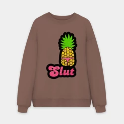 Мужской свитшот oversize без начеса хлопок Slut