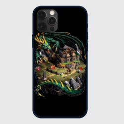 Чехол для iPhone 12 Pro Зеленый дракон оплота - Герои Меча и Магии 3