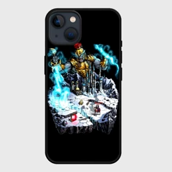 Чехол для iPhone 14 Титан башни - Герои Меча и Магии 3
