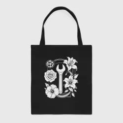 Шоппер BioNature Рожковый ключ в цветах