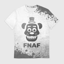 Мужская футболка 3D FNAF - white gradient