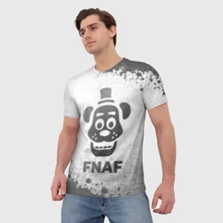 Мужская футболка 3D FNAF - white gradient - фото 2
