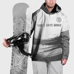 Накидка на куртку 3D Three Days Grace - white gradient посередине