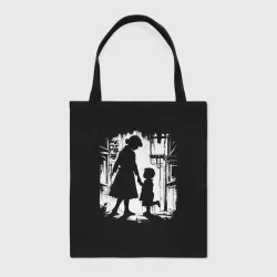 Шоппер BioNature Няня с малышом