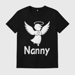 Мужская футболка хлопок Ангел няня