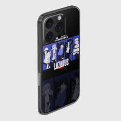 Чехол для iPhone 16 Pro силиконовый с защитой камеры Лазарь аниме сериал - фото 2