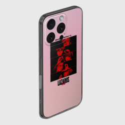 Чехол для iPhone 16 Pro силиконовый с защитой камеры Лазарь аниме лекарство - фото 2