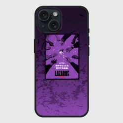 Чехол силиконовый для Apple iPhone 15 матовый Лазарь аниме сериал лекарство