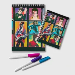Блокнот David Bowie vintage collage
