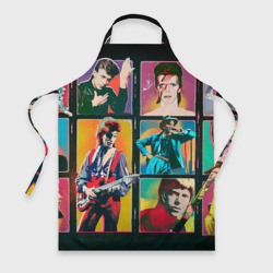 Фартук 3D David Bowie vintage collage