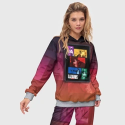 Женский костюм с толстовкой 3D Лазарь сериал аниме - фото 2