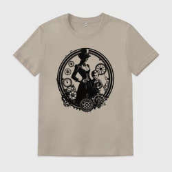 Мужская футболка хлопок Няня в стиле стимпанк