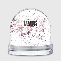 Игрушка Снежный шар Лазарь аниме надпись гранж