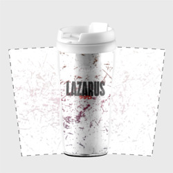 Термокружка-непроливайка Лазарь аниме надпись гранж - фото 2