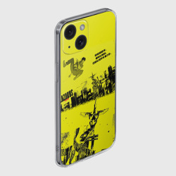 Чехол для iPhone 15 силиконовый с защитой камеры Лазарь аниме обложка - фото 2