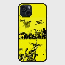 Чехол силиконовый для Apple iPhone 15 матовый Лазарь аниме обложка