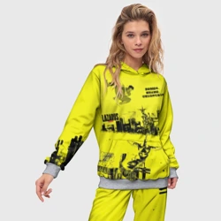 Женский костюм с толстовкой 3D Лазарь аниме обложка - фото 2