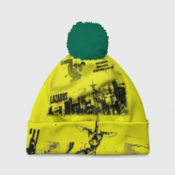 Шапка 3D c помпоном Лазарь аниме обложка