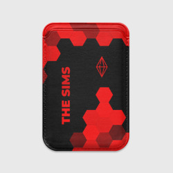 Картхолдер Magsafe магнитный The Sims - red gradient вертикально