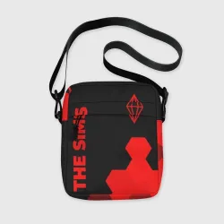 Сумка через плечо 3D The Sims - red gradient вертикально