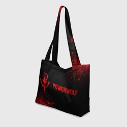 Пляжная сумка 3D Powerwolf - red gradient по-горизонтали - фото 2