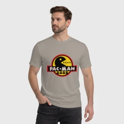 Мужская футболка хлопок Пак Мэн для ретро динозавров - фото 2