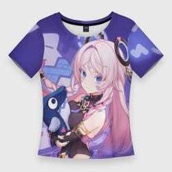 Женская футболка 3D Slim Citlali Genshin Impact