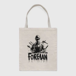 Шоппер BioNature Прораб черное граффити