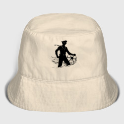 Женская панама хлопок Капитан речного флота и штурвал