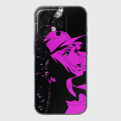 Чехол для iPhone 15 Pro силиконовый с защитой камеры Лазарь элейна аниме