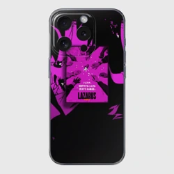 Чехол для iPhone 15 Pro Max силиконовый с защитой камеры Лазарь лекарство аниме сериал