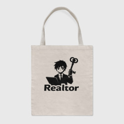 Шоппер BioNature Риелтор аниме с ключом