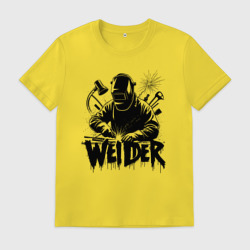 Мужская футболка хлопок Сварщик граффити