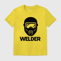 Мужская футболка хлопок Маска сварщика