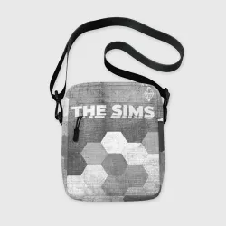 Сумка через плечо 3D The Sims - grey gradient посередине