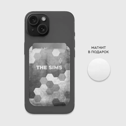 Картхолдер Magsafe магнитный The Sims - grey gradient посередине - фото 2
