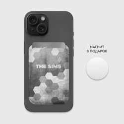 Картхолдер Magsafe магнитный The Sims - grey gradient посередине - фото 2