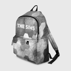Рюкзак 3D The Sims - grey gradient посередине