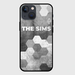 Чехол для iPhone 13 mini The Sims - grey gradient посередине
