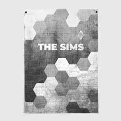 Постер The Sims - grey gradient посередине