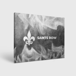 Холст прямоугольный Saints Row - grey gradient по-горизонтали